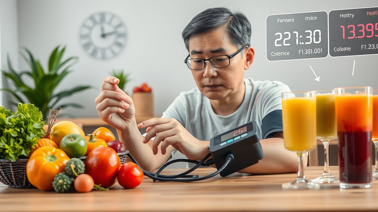 Ilustrasi Jus untuk Darah Tinggi dan Kolesterol