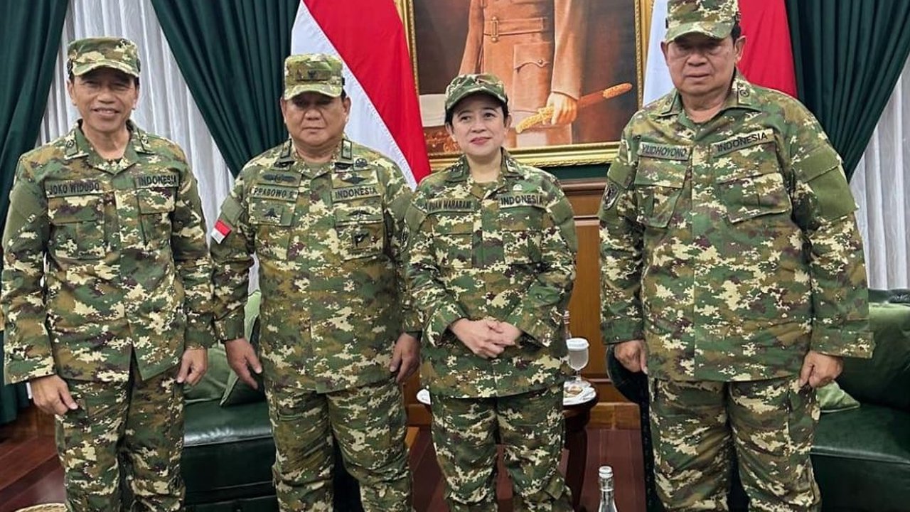 Ketua DPR RI, Puan Maharani, turut serta dalam parade senja dan acara ramah tamah Retret Kepala Daerah di Magelang, bersama Presiden Prabowo Subianto dan Presiden Joko Widodo, menekankan pentingnya pembangunan yang merata di Indonesia.