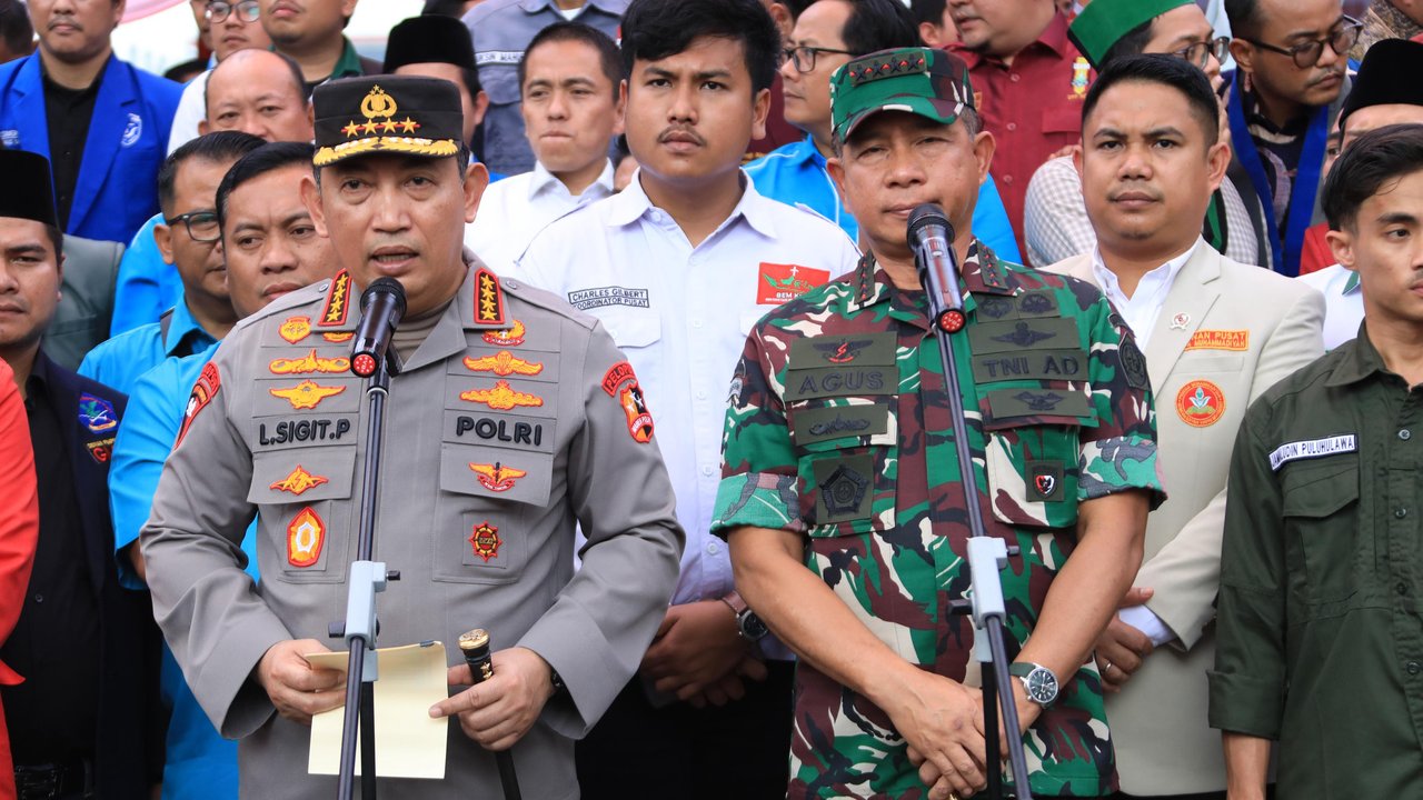 kapolri dan panglima TNI