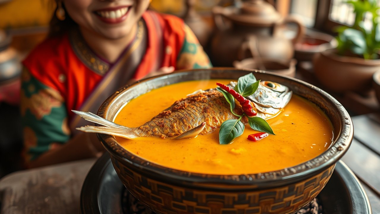 Ilustrasi Gulai Ikan