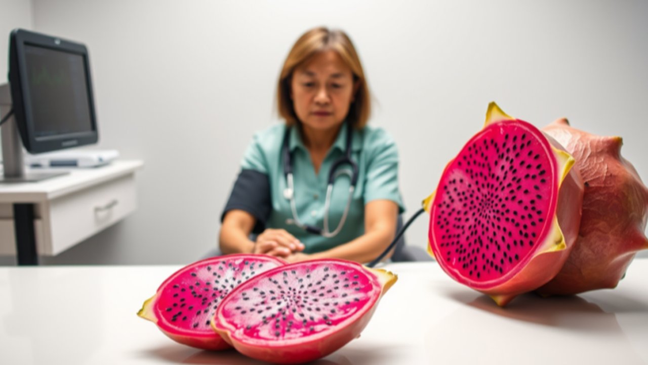 Ilustrasi Buah Naga untuk Darah Tinggi