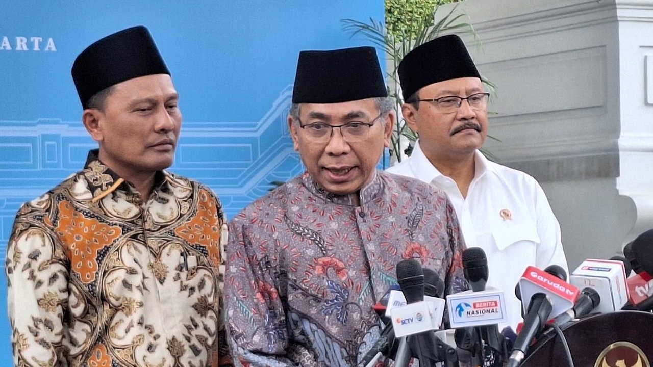 Ketua Umum Pengurus Besar Nahdlatul Ulama (PBNU) Yahya Cholil Staquf