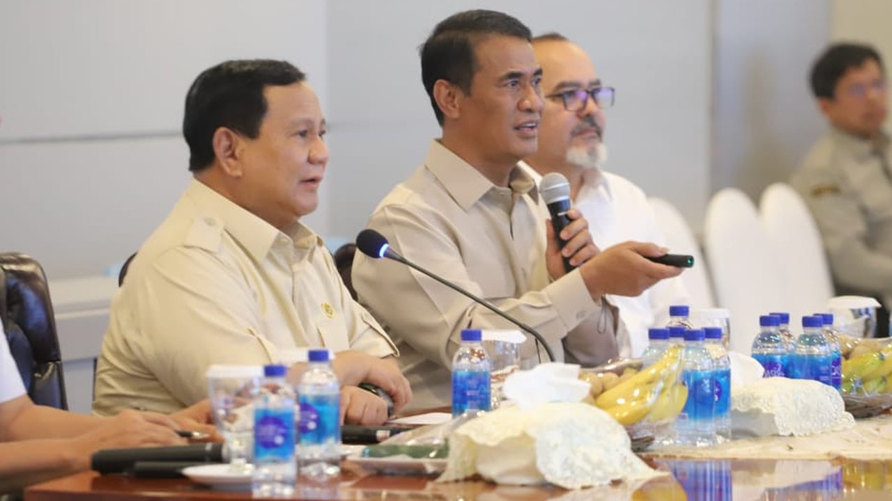 Prabowo Rapat Bareng Kementan