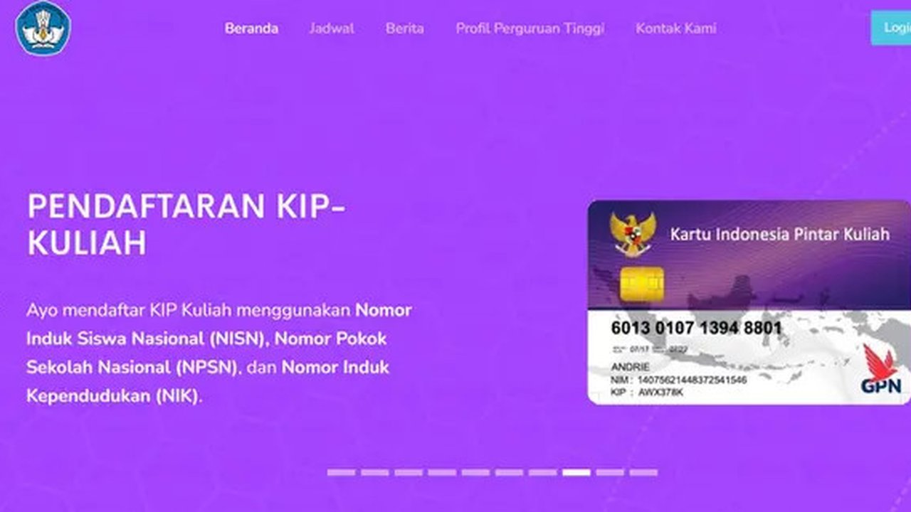 Sudah Dibuka! Begini Cara Daftar KIP Kuliah 2025: Syarat, Jadwal, dan Tahapan Pendaftaran