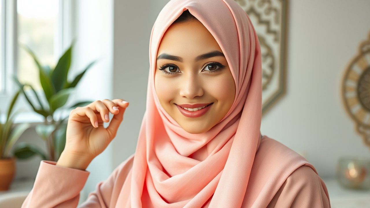 Cara Pakai Jilbab