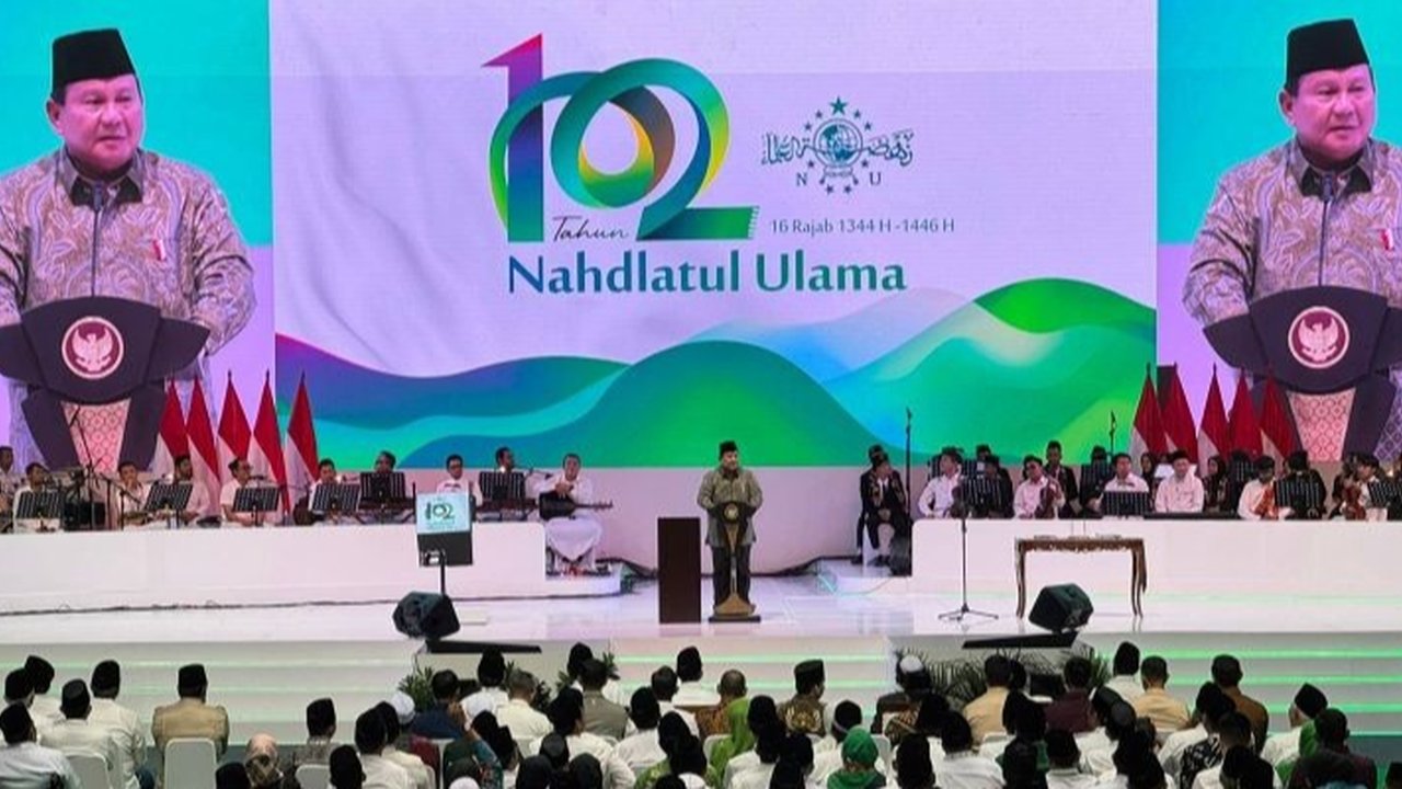 Presiden Prabowo Subianto menekankan kesetiaan aparat negara kepada rakyat dan bangsa Indonesia, serta mendesak pembersihan praktik tidak sehat di institusi pemerintahan dalam peringatan Harlah ke-102 NU.