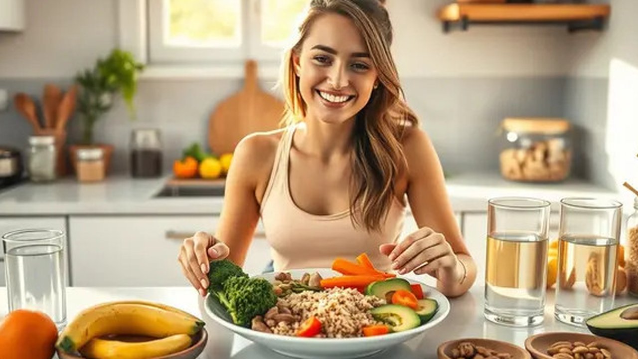 tips diet sehat cepat Ilustrasi dibuat AI