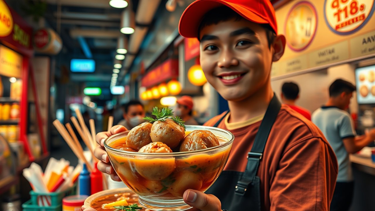 Cara Buat Bakso Aci