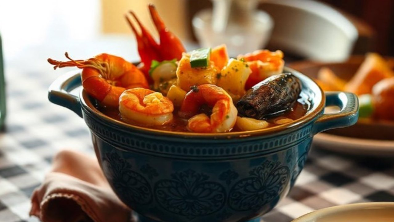 Ilustrasi masakan gumbo