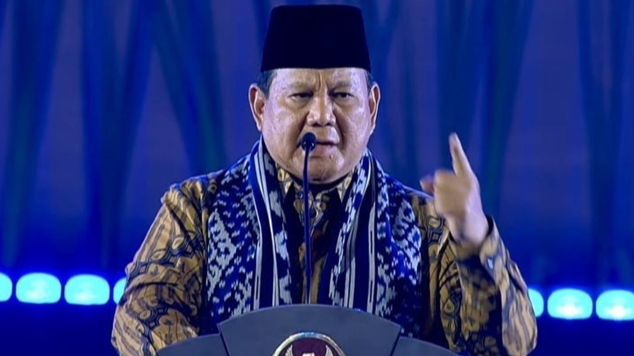 Pedih Curhat Presiden Prabowo Depan Banyak Ulama Besar NU