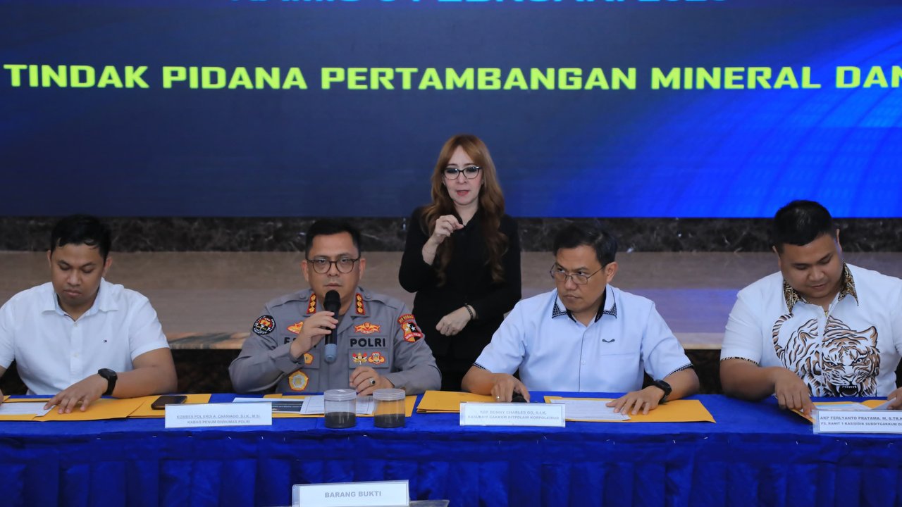 Polisi Bongkar Kasus Timah Ilegal