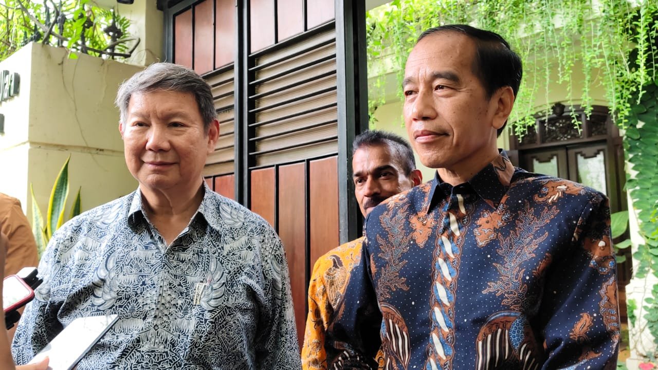 Jokowi Bertemu Hashim Djojohadikusumo di Solo