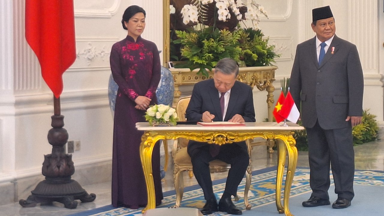 Prabowo Bertemu Sekjen Partai Komunis Vietnam