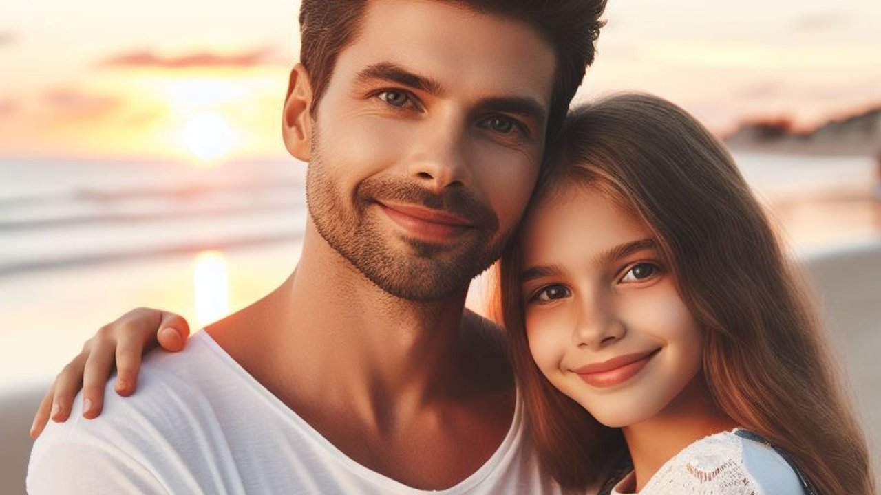 Ilustrasi orangtua dan anak