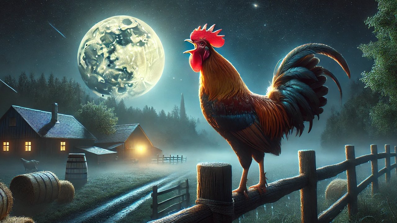 Bukan Mistis, Ini Alasan Mengapa Ayam Berkokok di Malam Hari