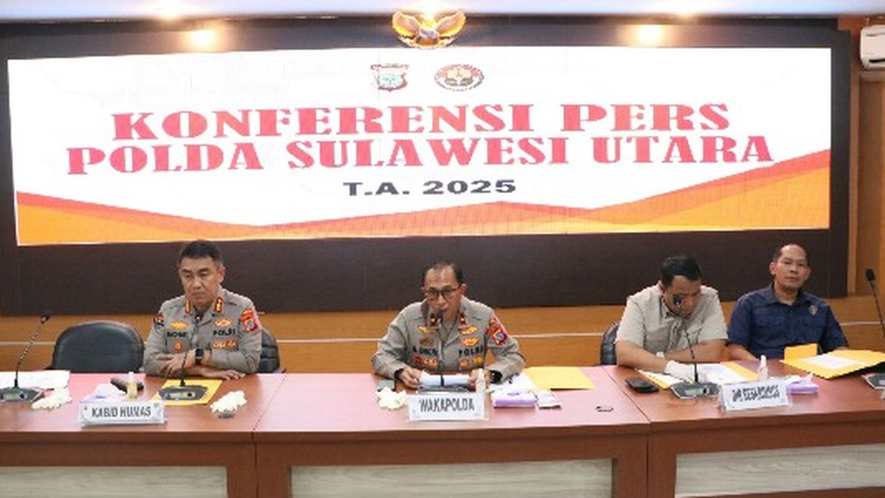 Konferensi Pers Kericuhan di Tambang Emas Ratatotok Sulut