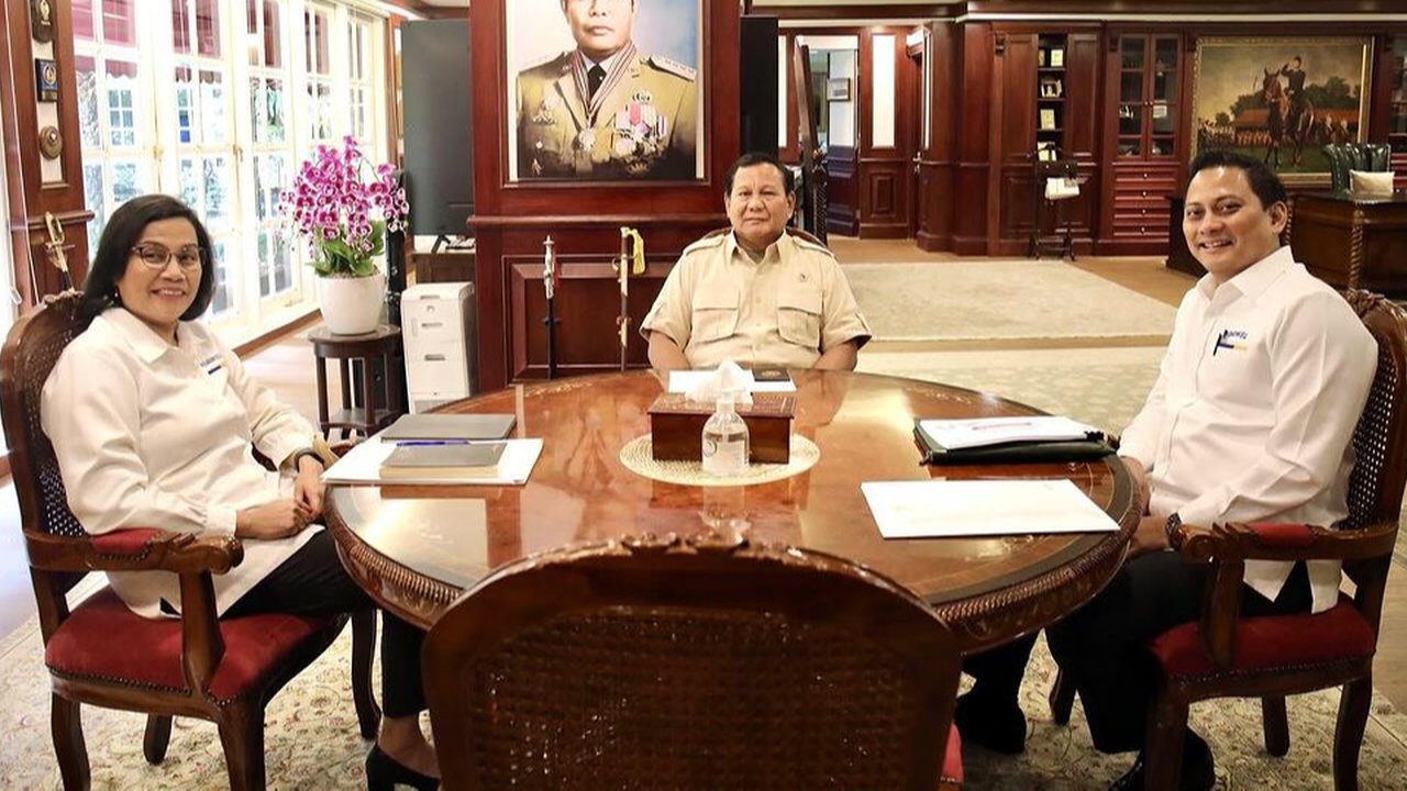 Prabowo Subianto dan Menteri Kabinet Merah Putih