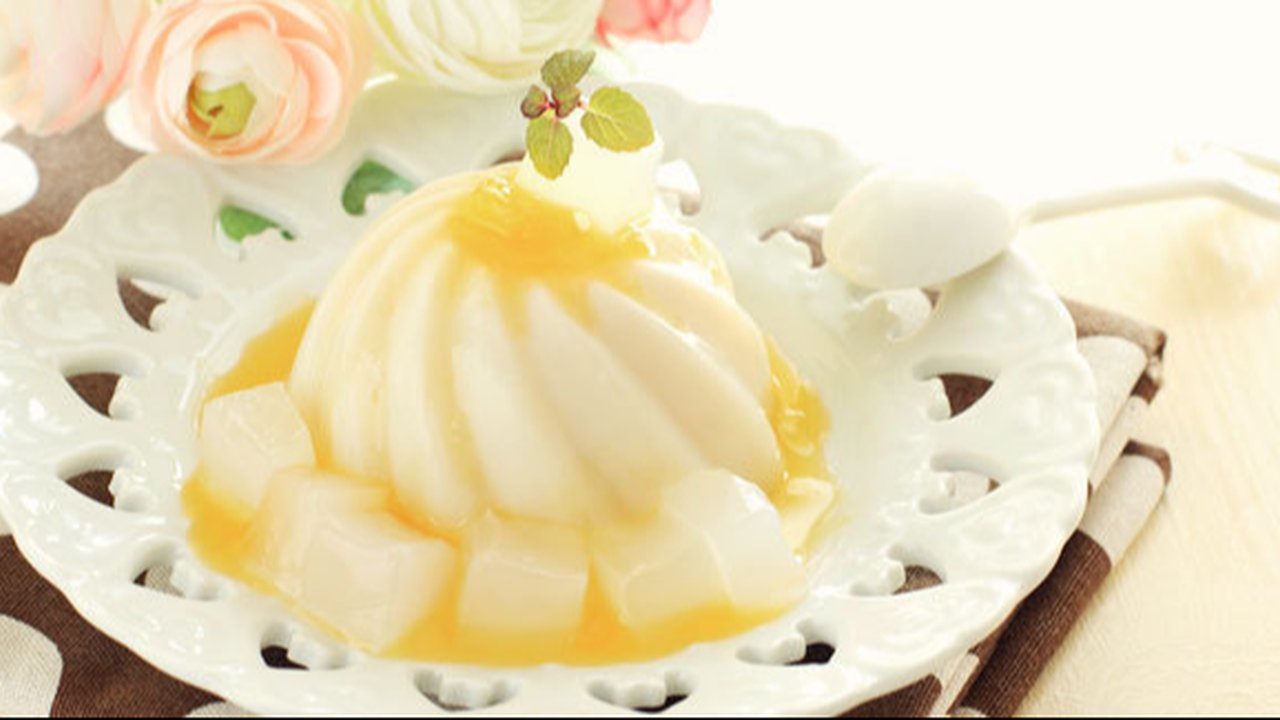 Ilustrasi Puding Cokelat Nutrijel