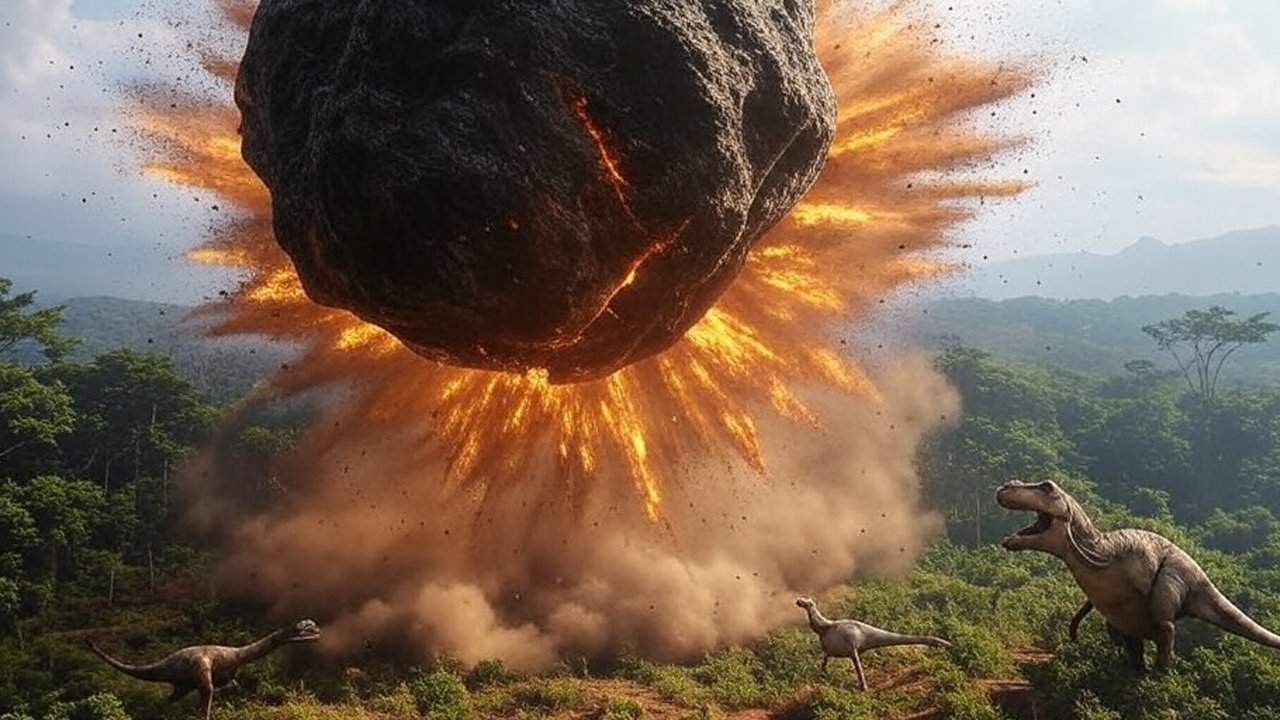 asteroid menghantam bumi