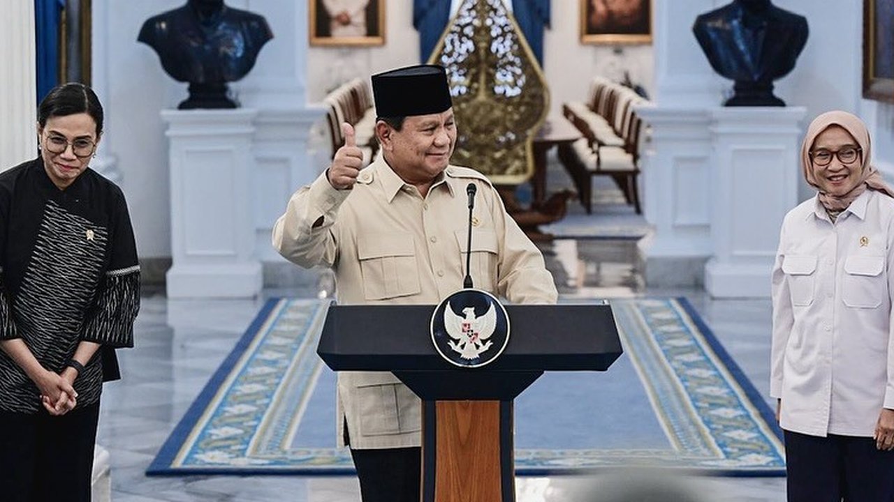 Presiden Prabowo Umumkan THR
