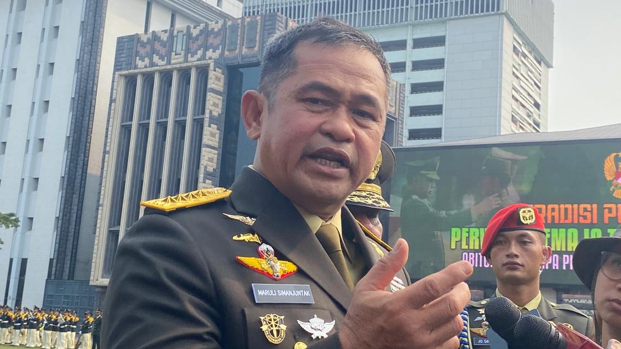 Kepala Staf Angkatan Darat (Kasad) Jenderal TNI Maruli Simanjuntak (Muhammad Genantan Saputra/Merdeka.com)