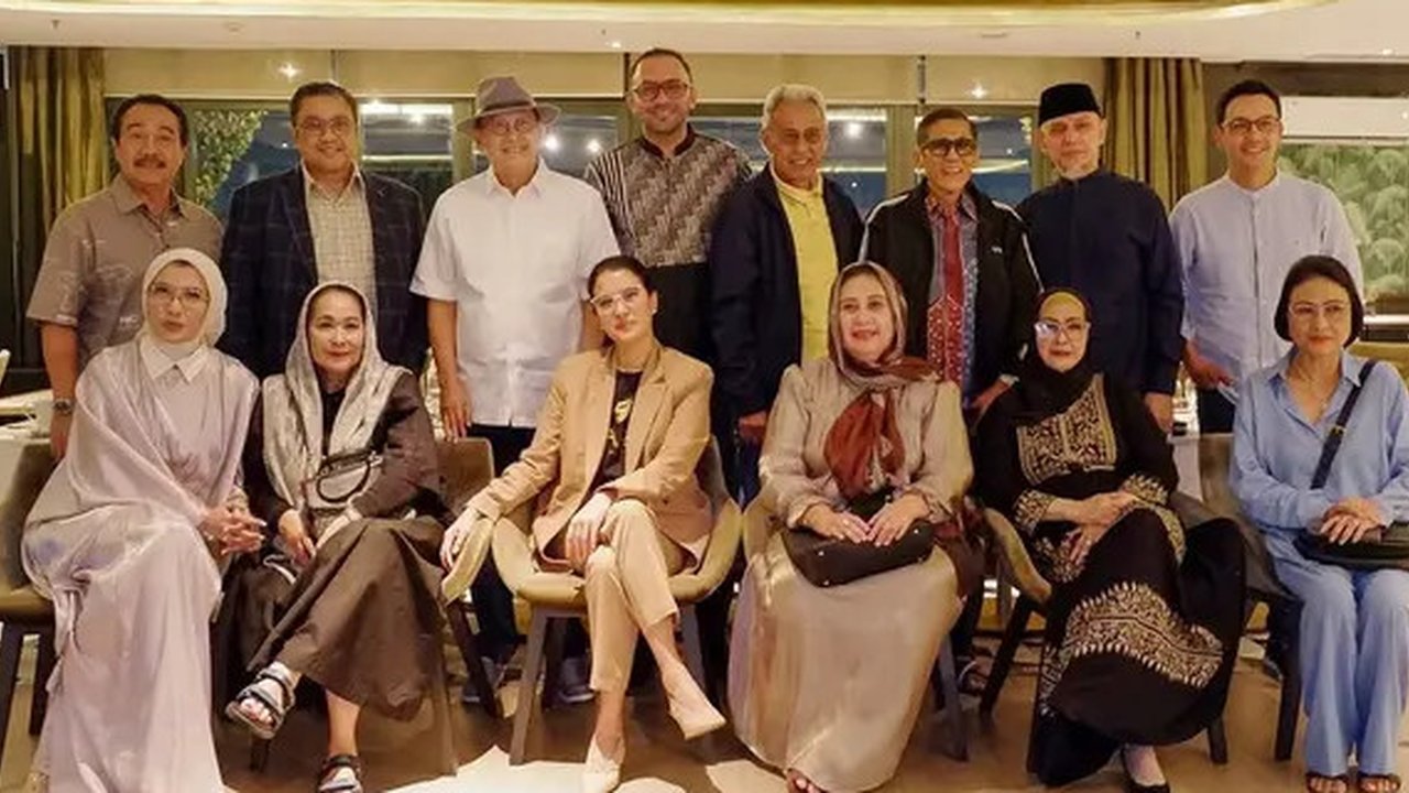 Momen buka puasa bersama artis senior di Ramadhan 2025. (sumber: Instagram/marcella.zalianty/cutkeke_xavier)