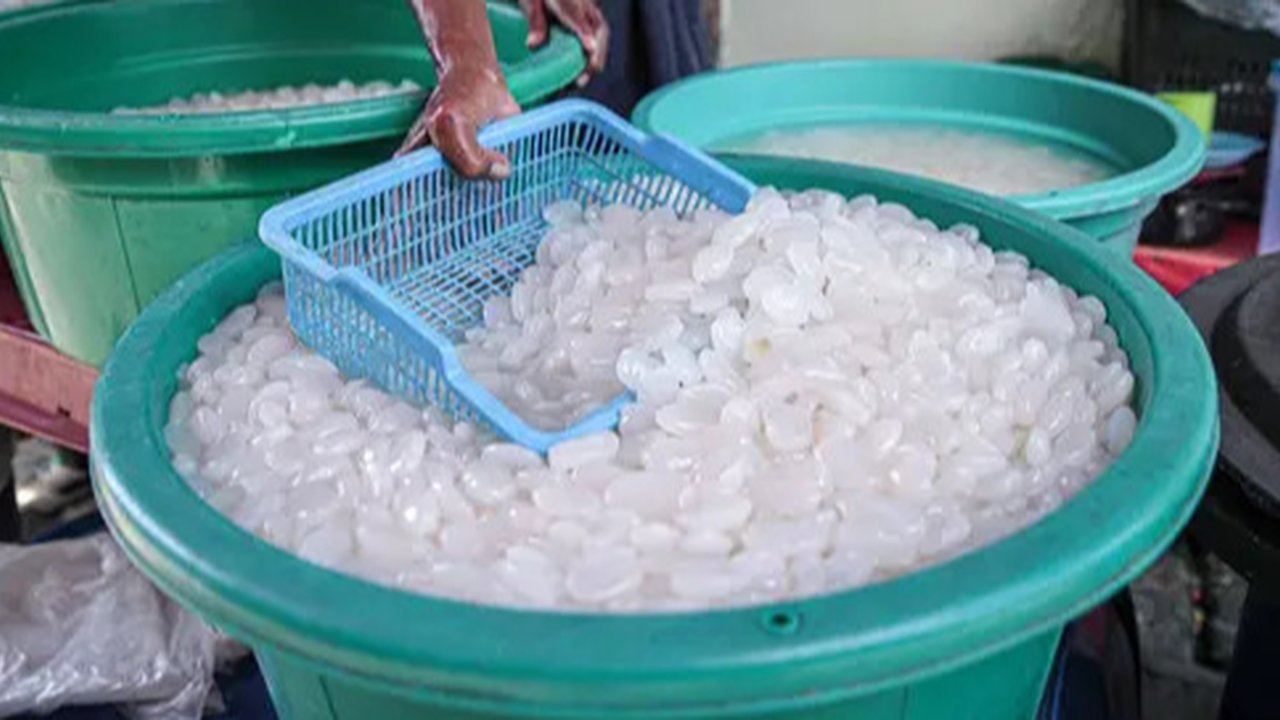 Manisan kolang-kaling Gula Kelapa. (dok. Cookpad/@ABATA73 )