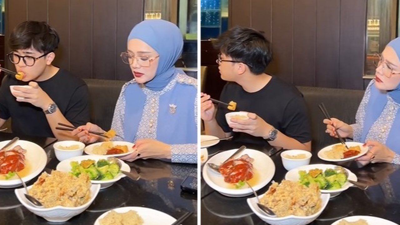 Kompak Banget, Intip Momen Rafly Aziz dengan Mulan Jameela saat Makan Bersama yang Jarang Tersorot