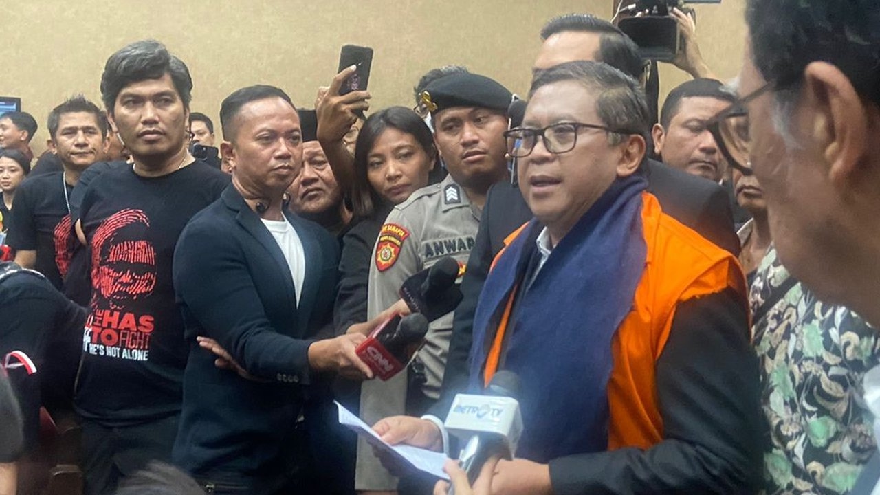 Hasto Kristiyanto Jalani Sidang Perdana Kasus Suap dan Perintangan Penyidikan Harun Masiku