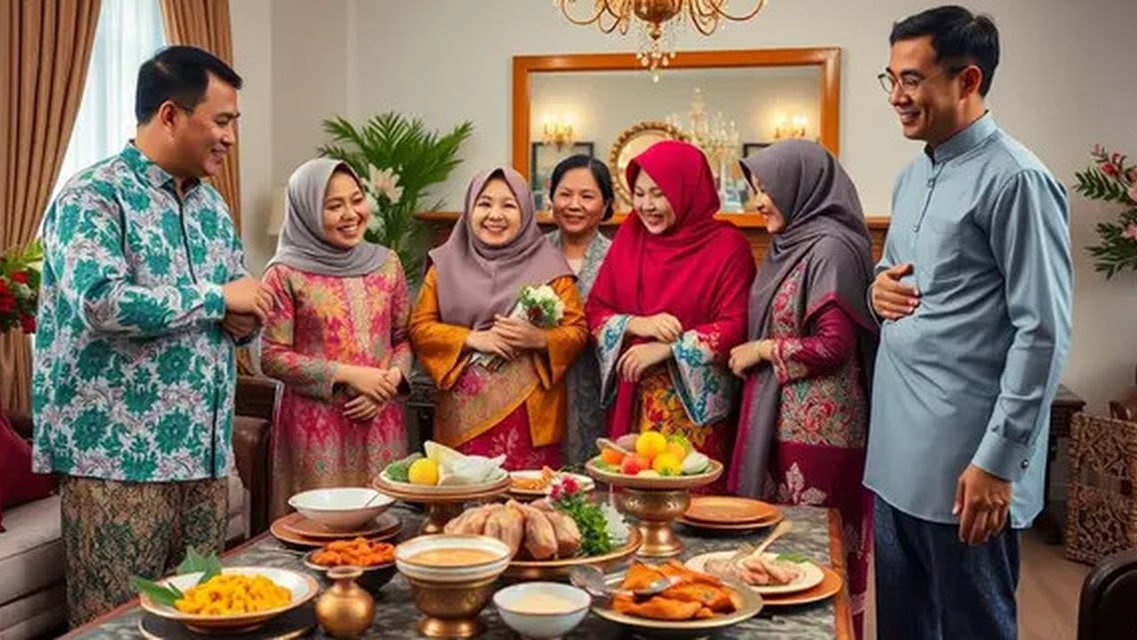 ucapan selamat hari raya lebaran Ilustrasi dibuat AI