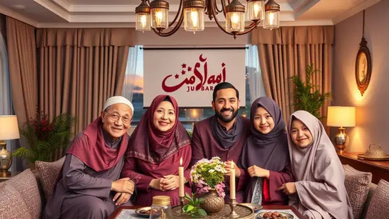 arti marhaban ya ramadhan Ilustrasi dibuat AI