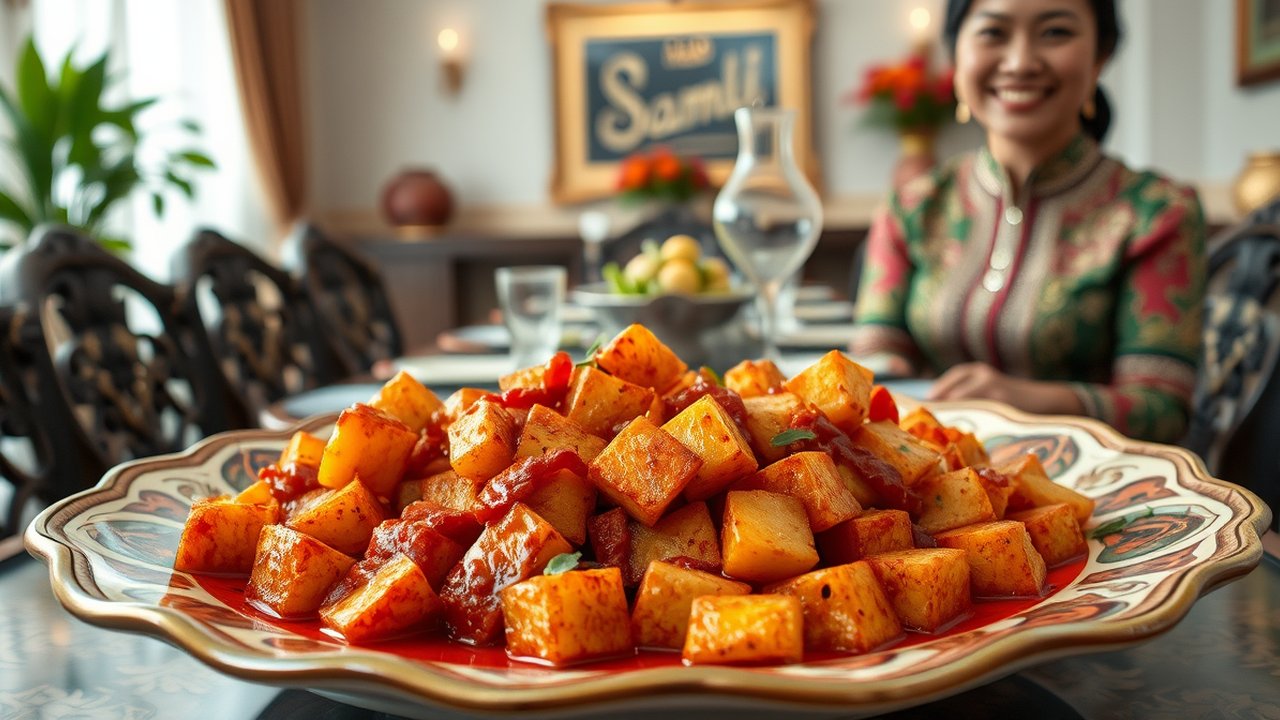 Ilustrasi Sambal Goreng Kentang