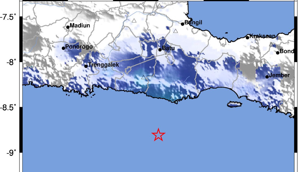 Gempa M 4,5 Guncang Malang
