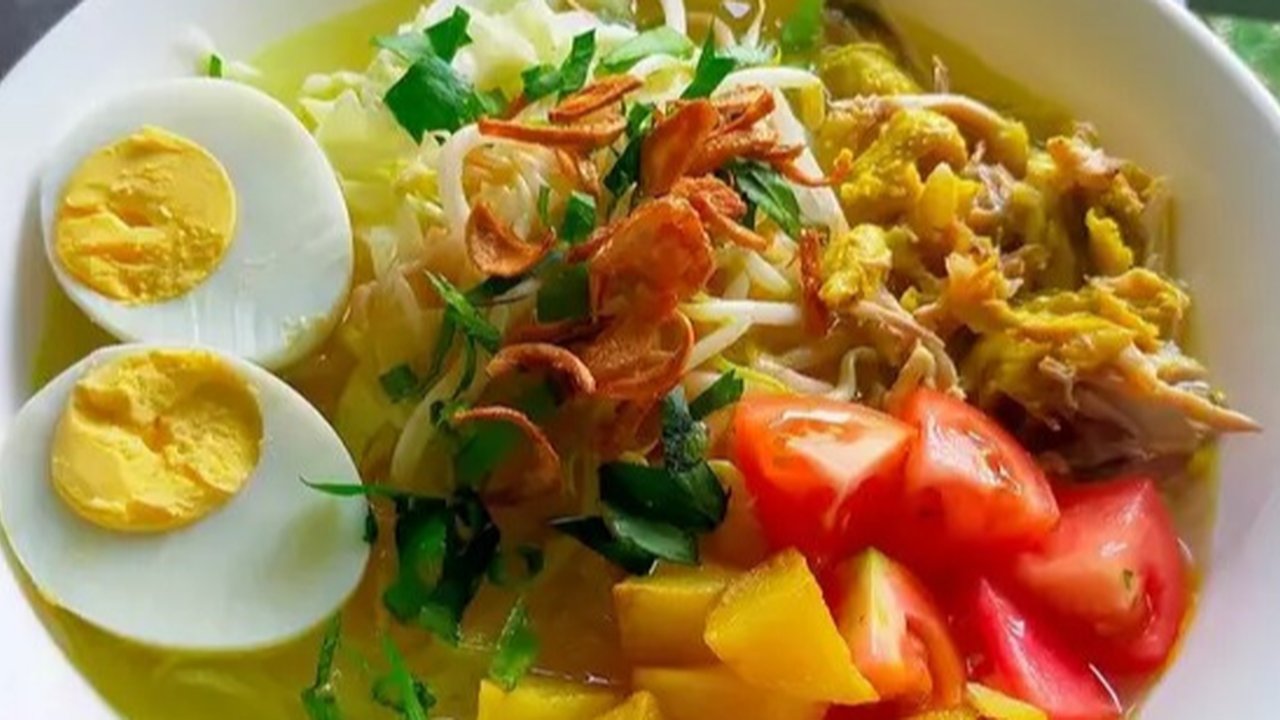 Soto Ayam Lamongan. (Dok. Cookpad/@kokosanto_kitchen)