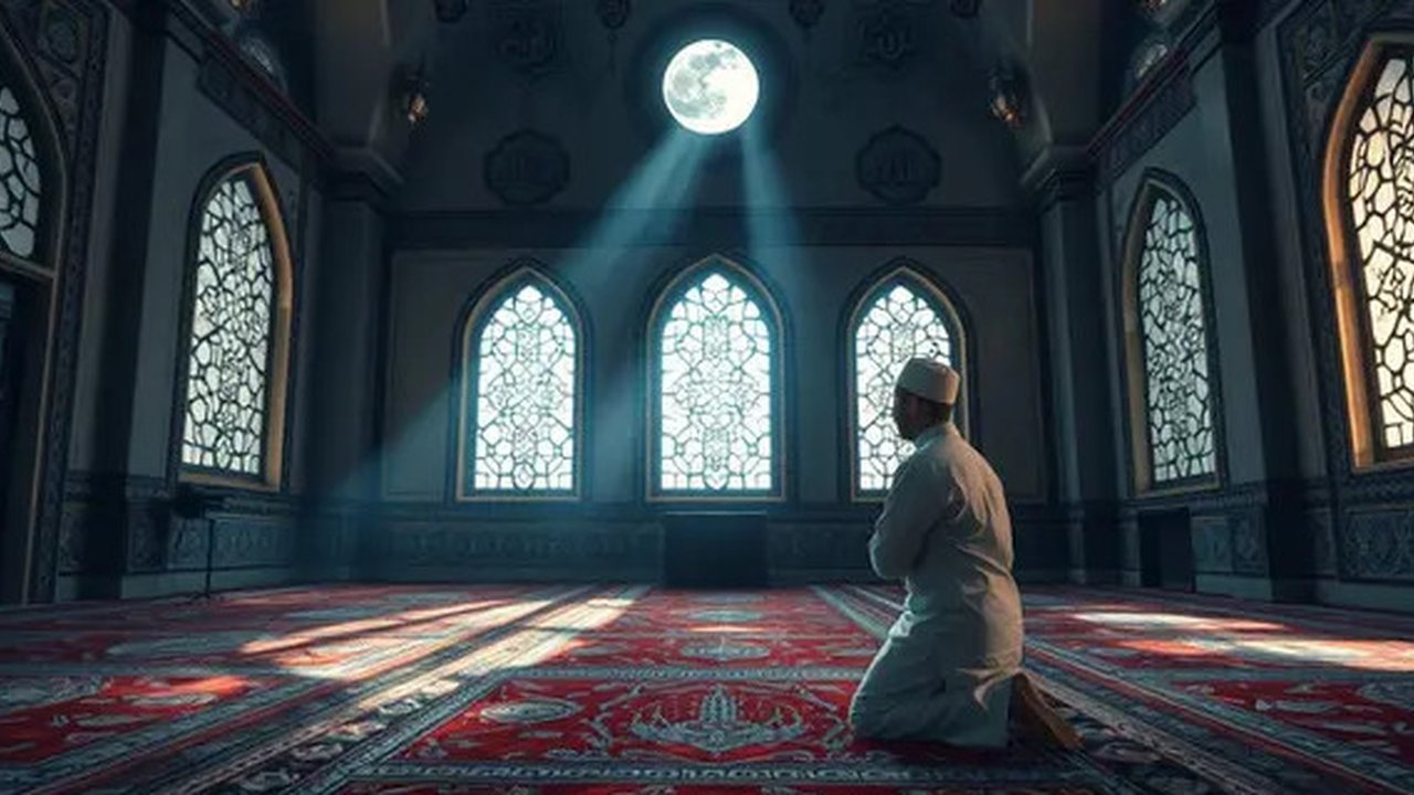 arti nuzulul quran Ilustrasi dibuat AI