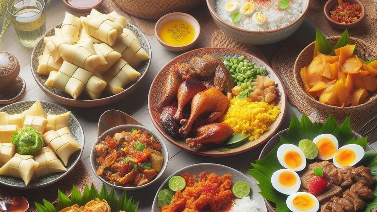 Ilustrasi Makanan Lebaran