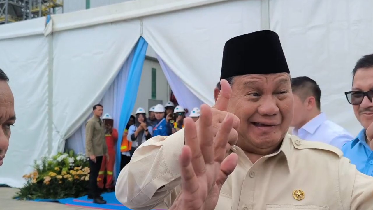 Reaksi Prabowo Ditanya Polemik RUU TNI