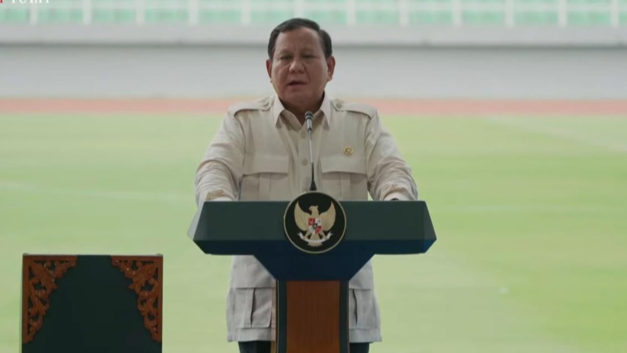 Prabowo Resmikan 17 Stadion Berstandar Internasional: Ini Prestasi Pemerintah Jokowi