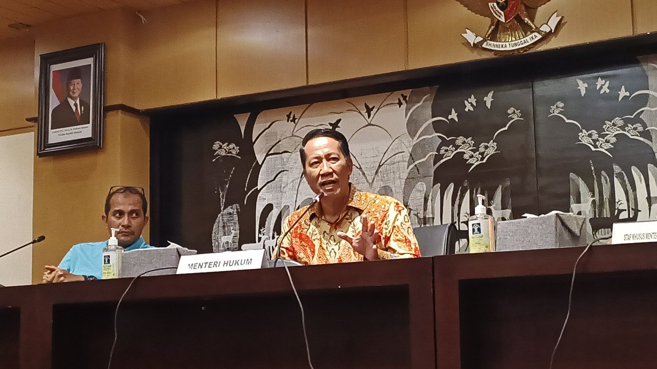 Menteri Hukum Supratman Andi Agtas