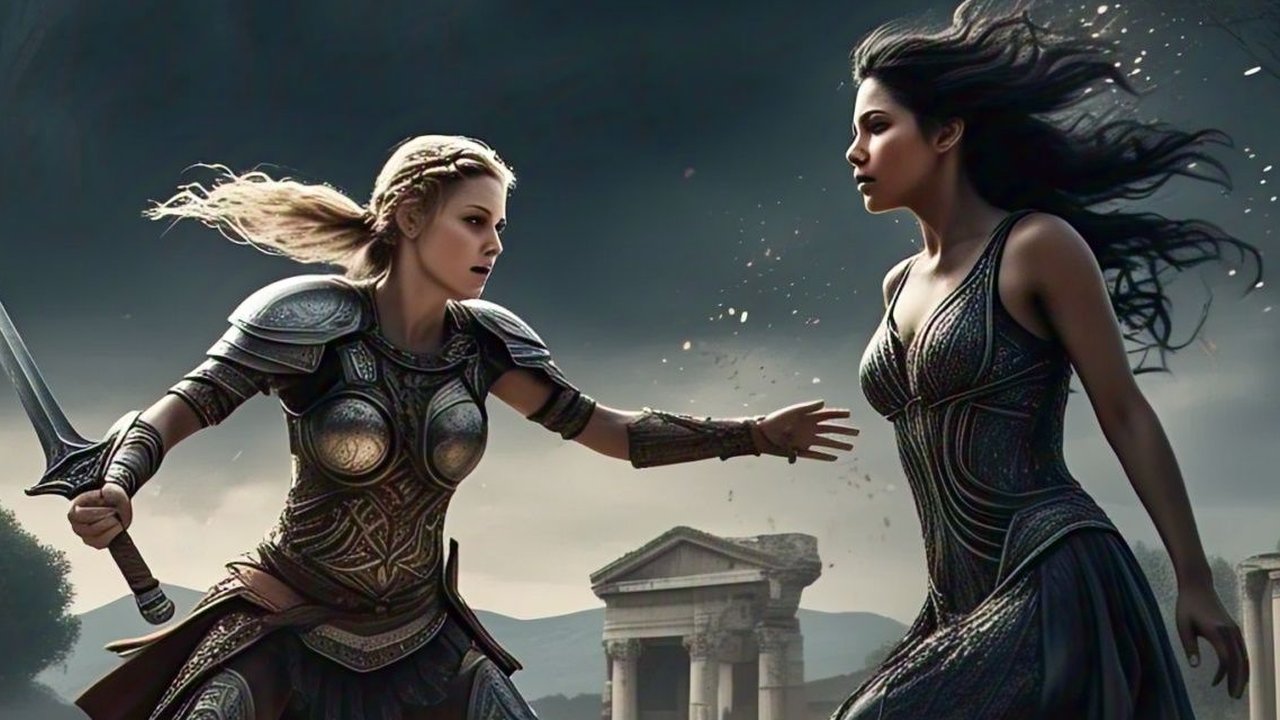 Ilustrasi Eurydice dan Olympias