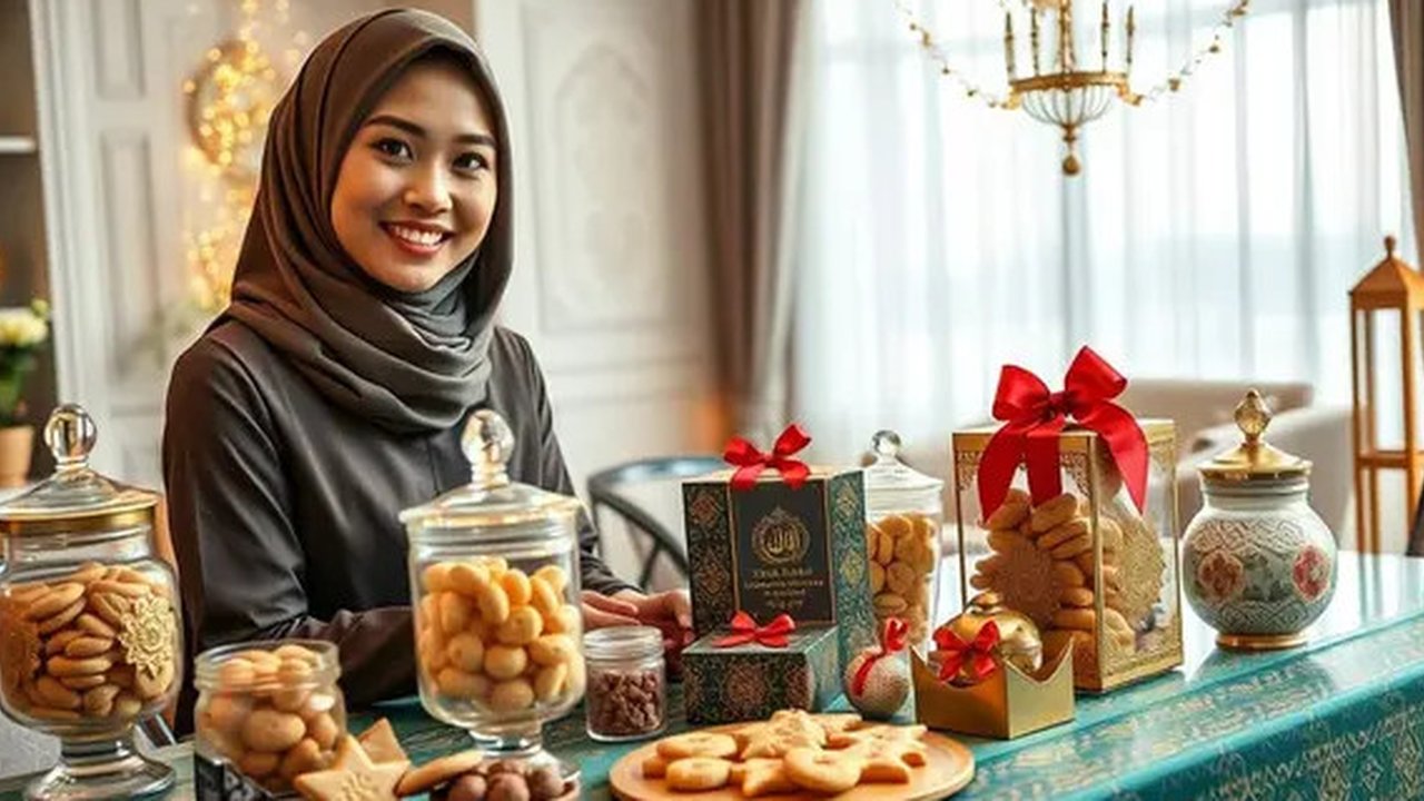 kata kata jualan kue kering lebaran Ilustrasi dibuat AI
