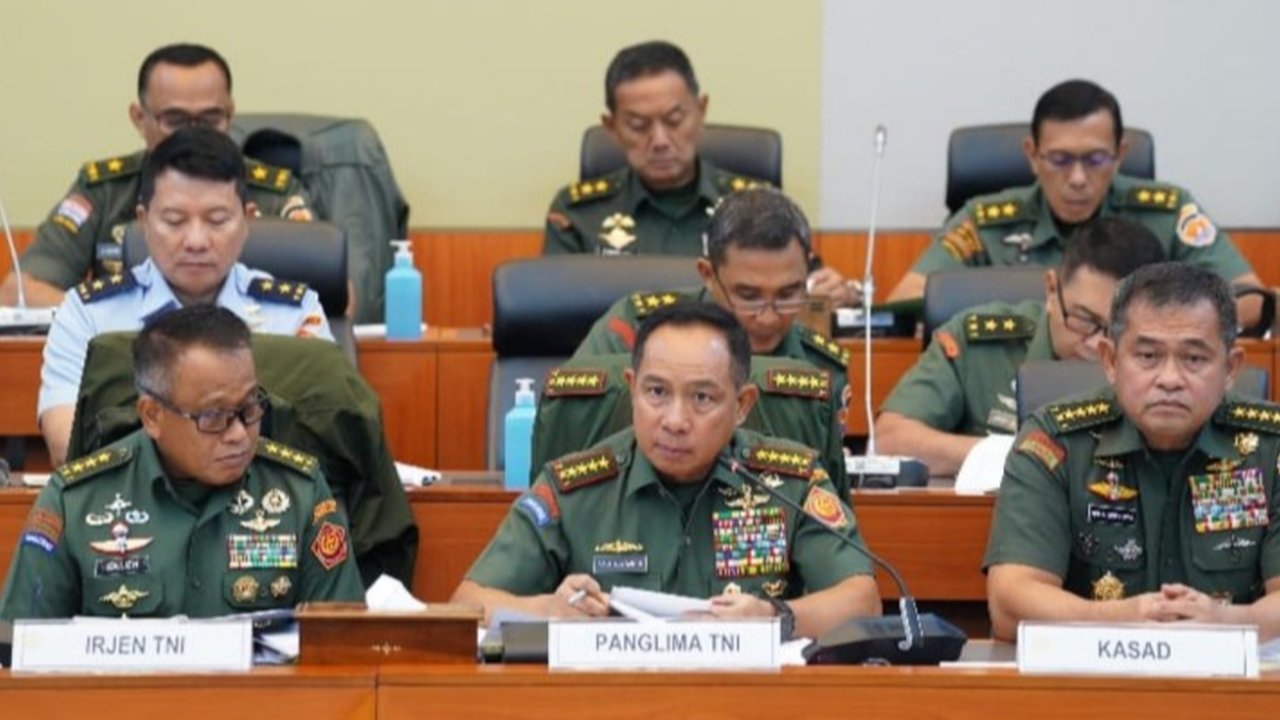 Panglima TNI Jenderal TNI Agus Subiyanto di Monumen Nasional (Monas), Jakarta. (Foto: Merdeka.com/Rahmat Baihaqi).