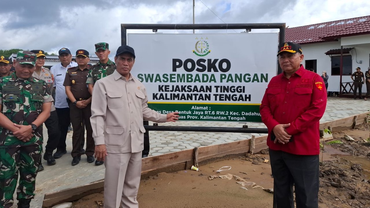Mentan Amran: Posko Kejaksaan Dorong Swasembada Pangan Lebih Cepat