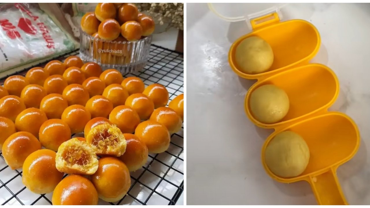 Membuat Nastar dengan Cetakan Bento (credit: tiktok / @hellocakebkl)