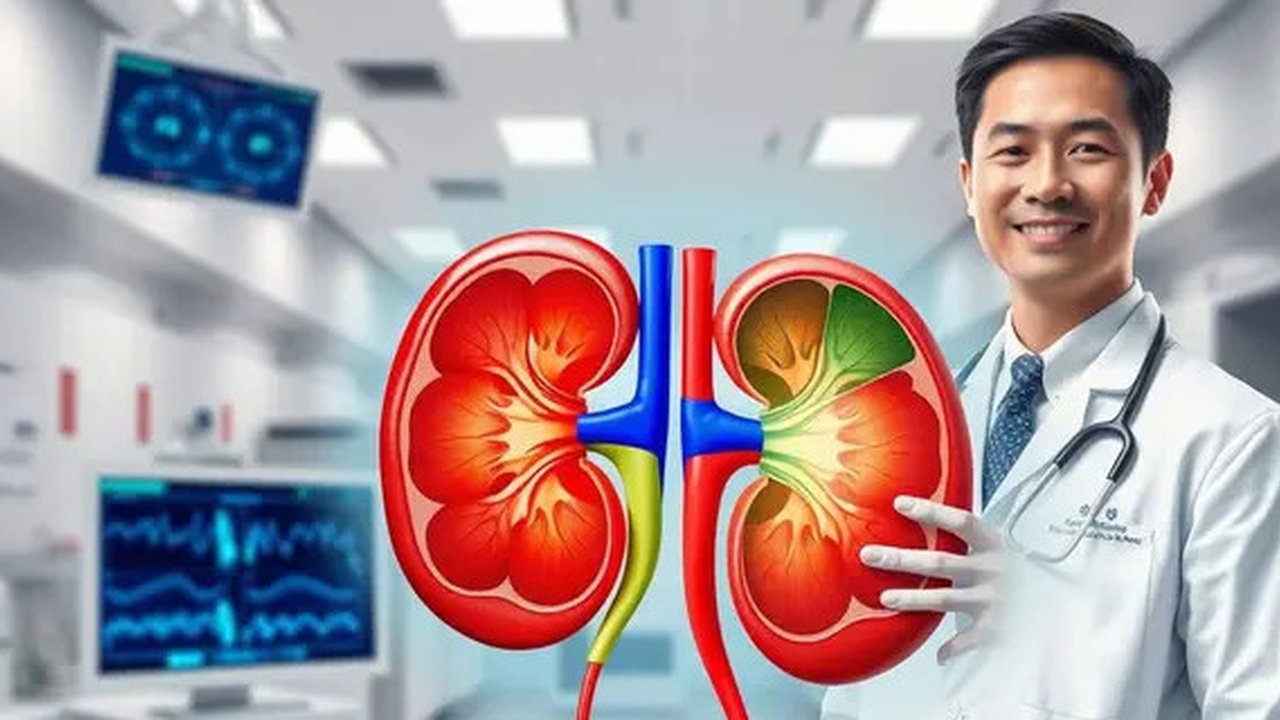 ciri awal sakit ginjal Ilustrasi dibuat AI