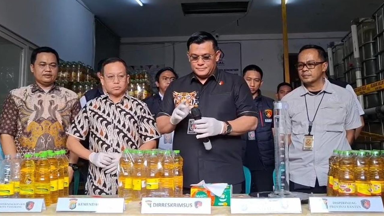 Polisi Bongkar Pabrik Pemalsuan dan Pengemasan Ulang Minyakita di Tangerang, Temukan Brand Lain