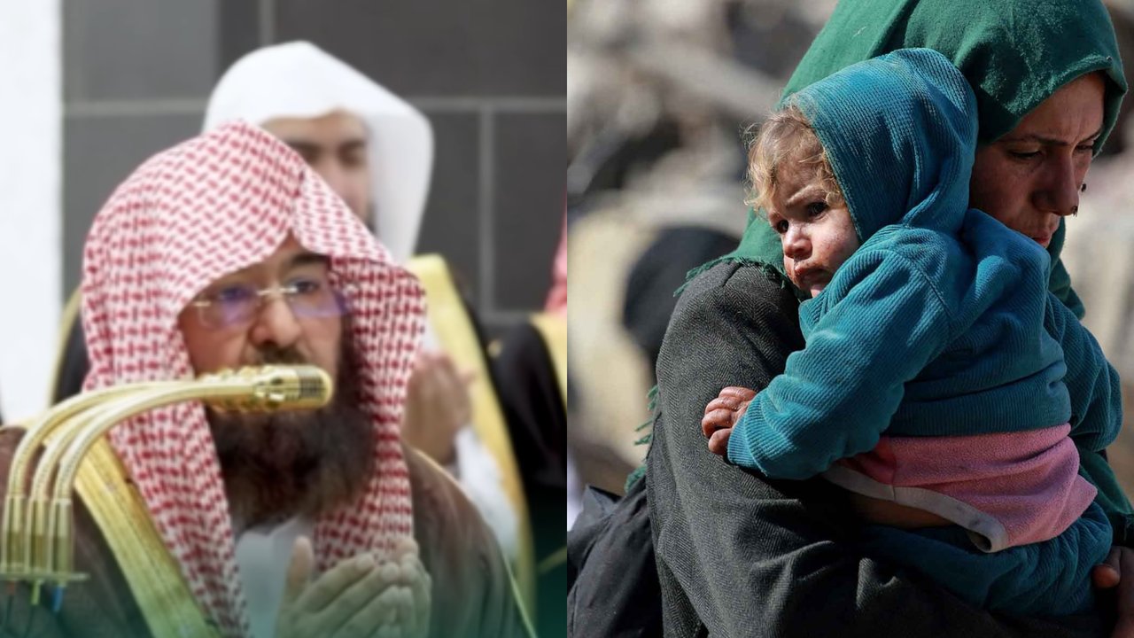 Warga yang mengungsi  dari Beit Hanun di Jalur Gaza utara tiba di Kota Gaza, Palestina, Selasa (18/03/2025).