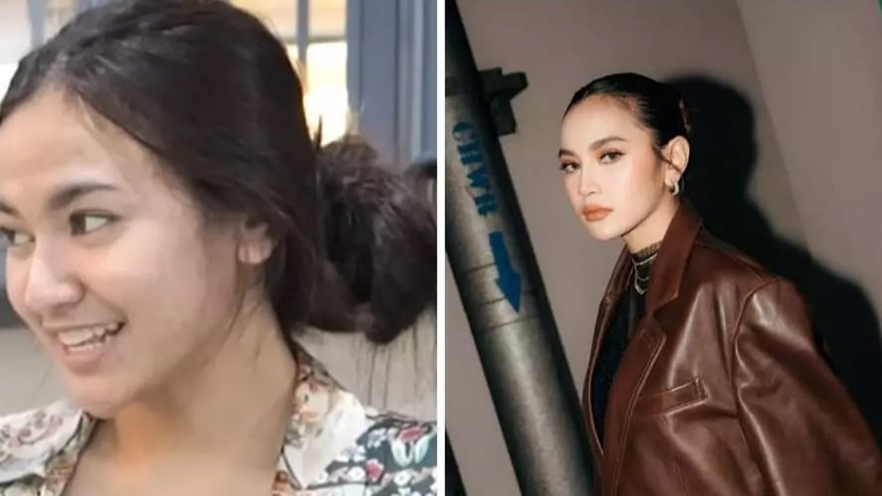 Tampil serba putih, Mahalini Raharja kenakan atasan asimetris lengan panjang dan rok panjang [@mahaliniraharja]