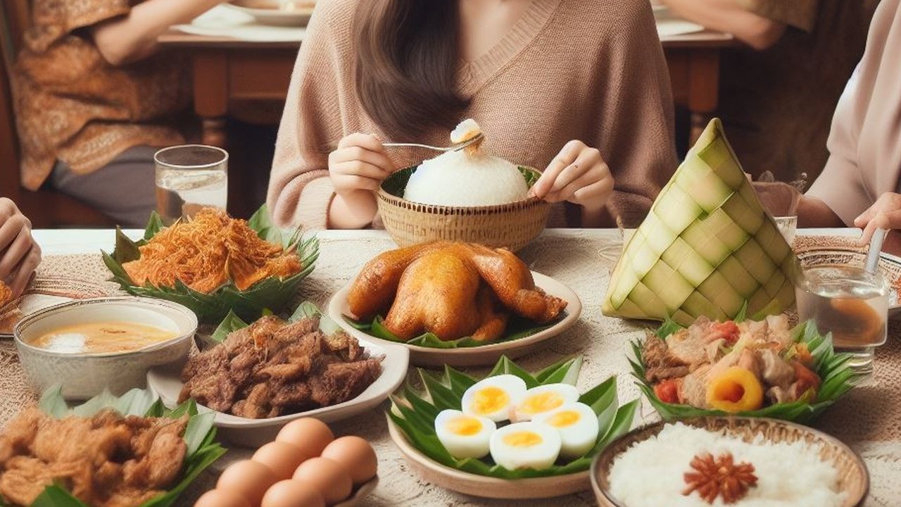 Ilustrasi Makanan Lebaran