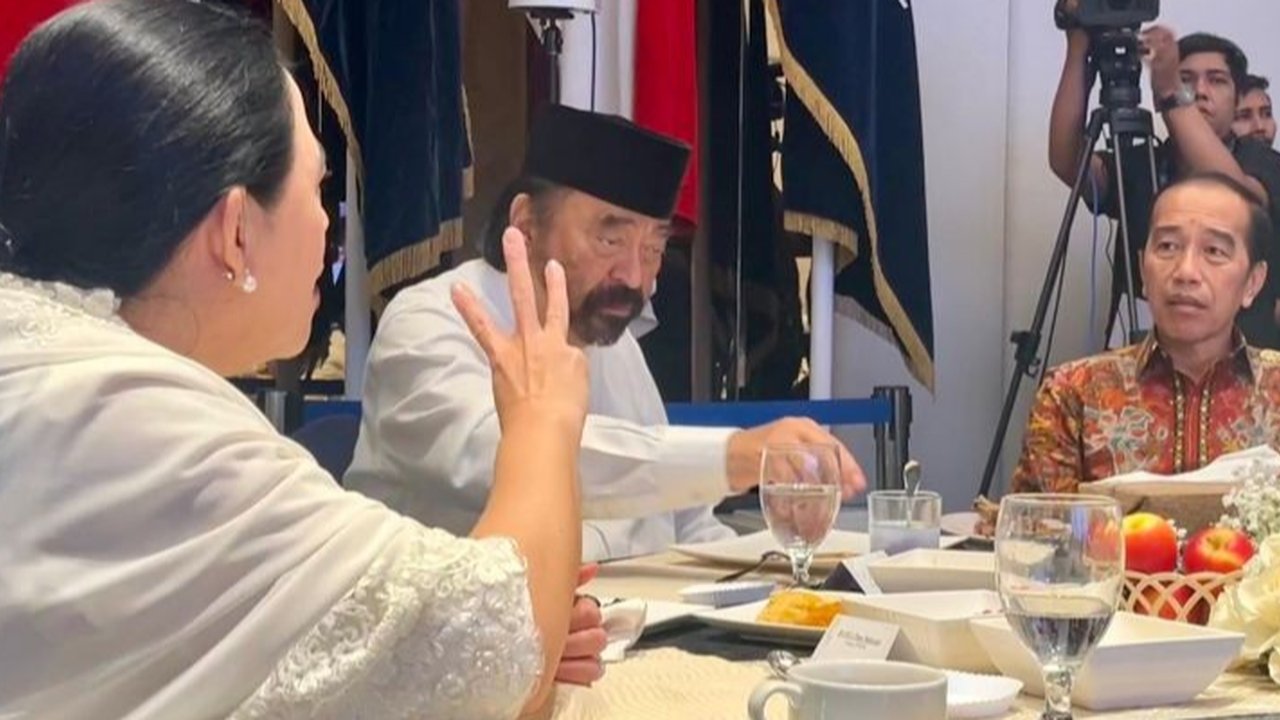 Jokowi Hadiri Buka Bersama di NasDem Tower
